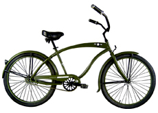 26"men beach cruiser bicycle